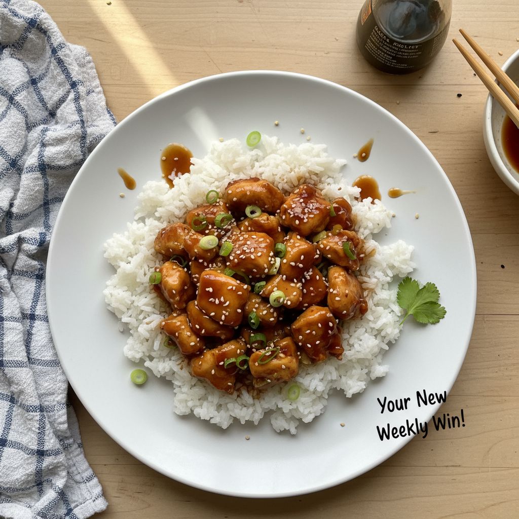Sticky Teriyaki Chicken & Rice Bowl (Your New Weekly Win!) - delicious Japanese Dinner