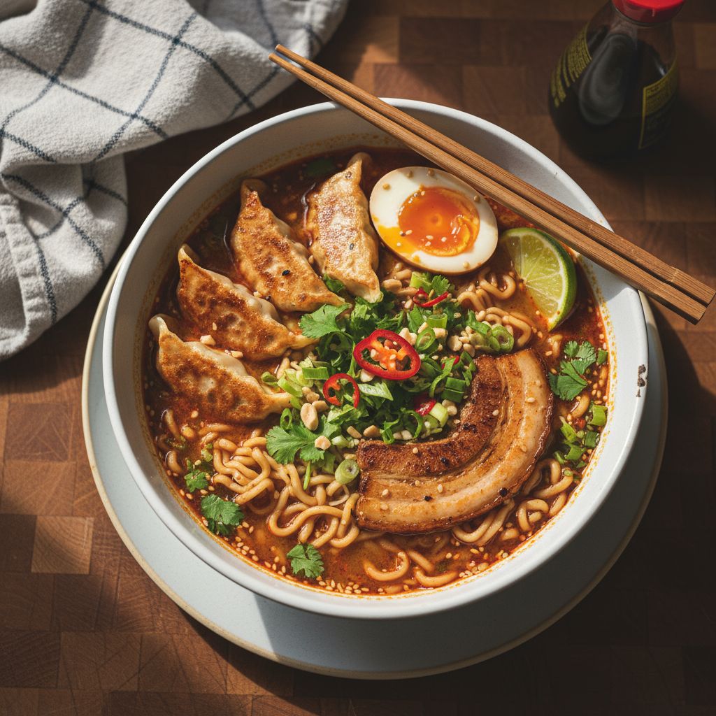 Broke Bloke's Bomb Ramen Blast - delicious Japanese Dinner