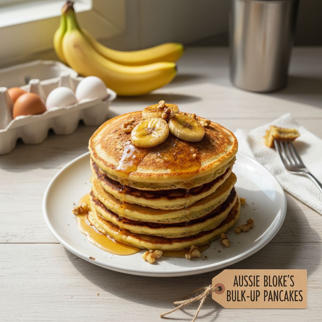 Bulk-Up Banana & Egg Pancakes