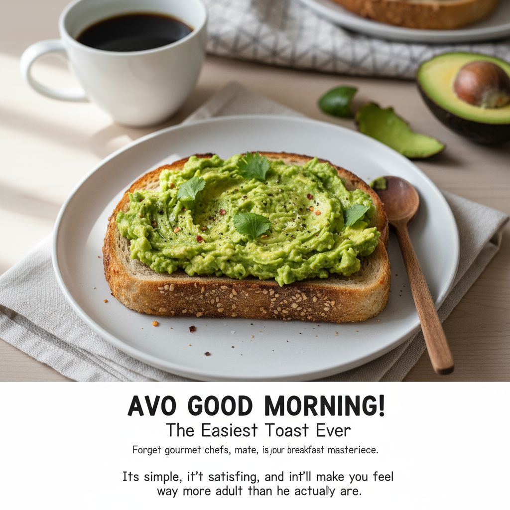 The Easiest Avocado Toast