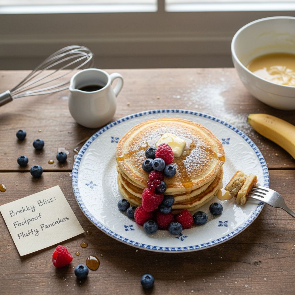 Easy Pancake Recipe: Fluffy Favourites in 20 Mins