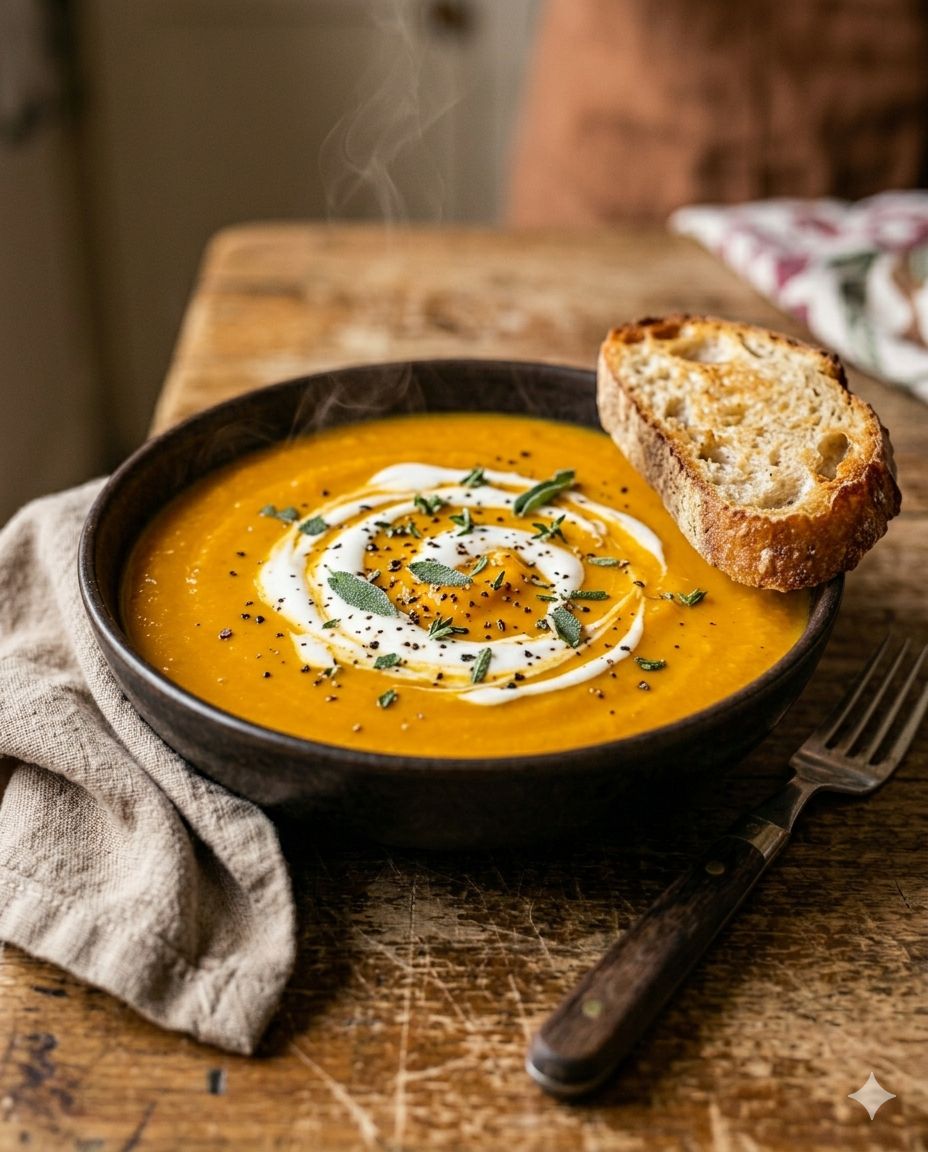 Aussie Pumpkin Soup: You Legit Can't Mess This Up!